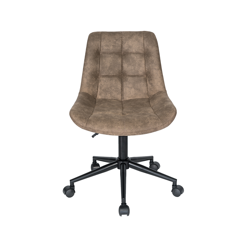 360 graden rotatie bruine lift en swivel taakstoel lounge stoel
