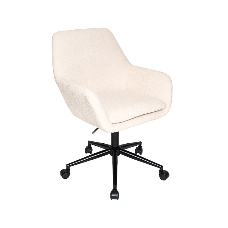 360 graden Swivel Classic Fabric Bureau stoel met wielen